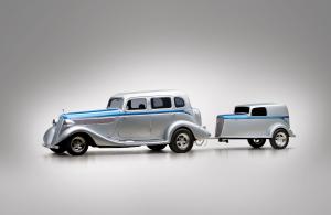 Studebaker Commander Custom Sedan and Trailer 1935 года